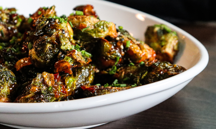 Crispy Sweet Chili Brussel Sprouts