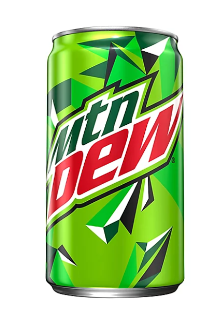 Mountain Dew 12 oz can