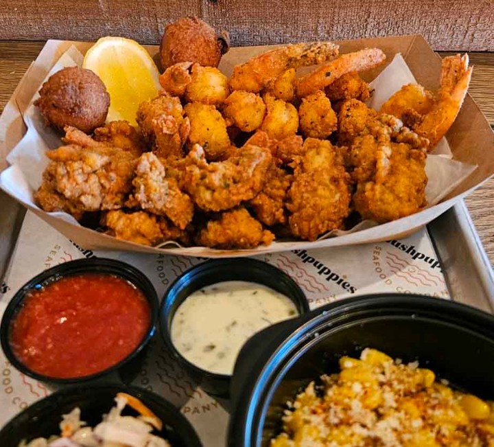 Fried Shrimp and Oysters