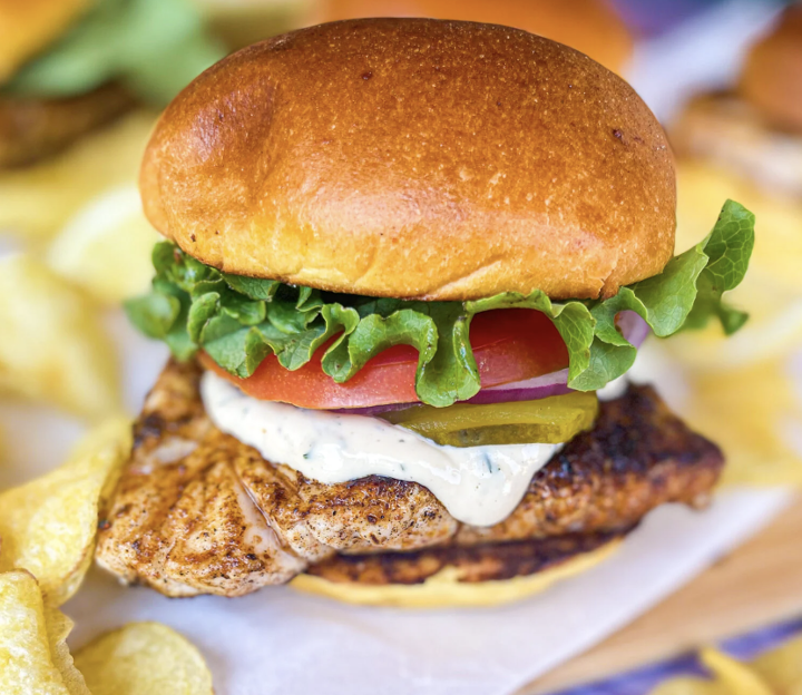 Blackened Grouper Sandwich