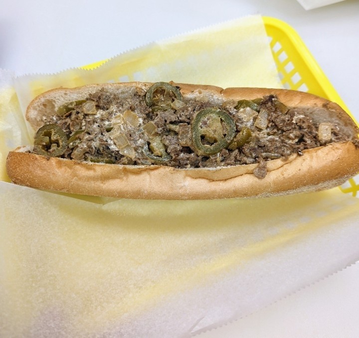 12" Hot Popper Cheesesteak