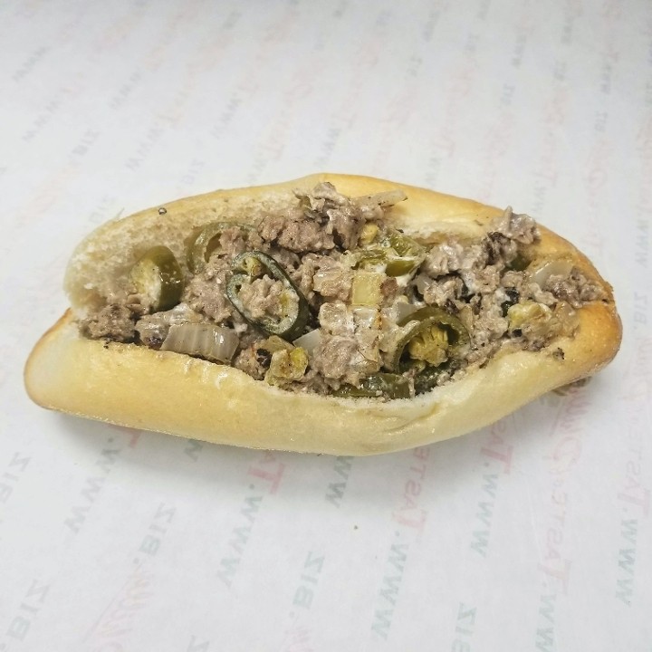 8" Hot Popper Cheesesteak