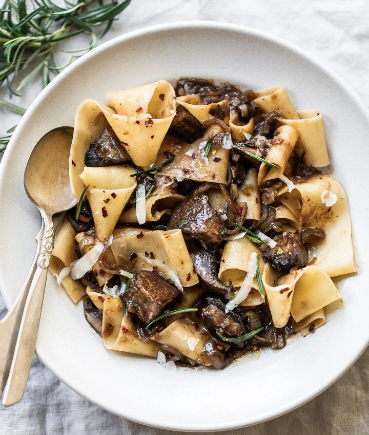 Pappardelle w\ Mushrooms