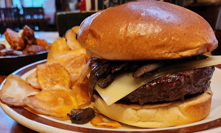 Mushroom & Swiss Burger