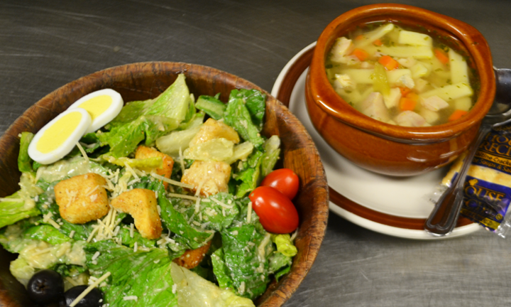 Soup & Side Caesar Salad