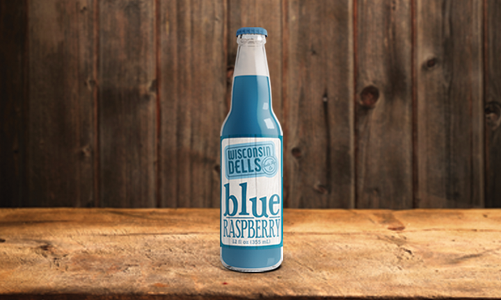 Bottle Blue Raspberry Soda