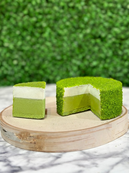 Sliced Cheesecake Matcha