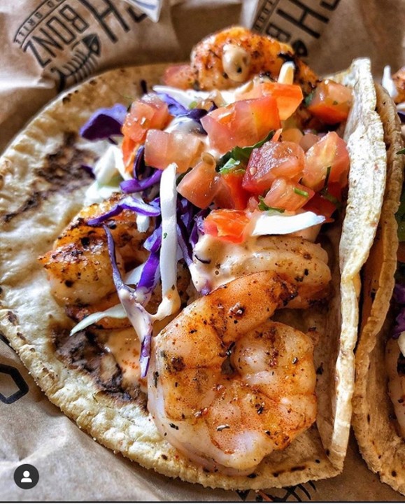 Grilled Shrimp 2 Taco Combo (WILD)