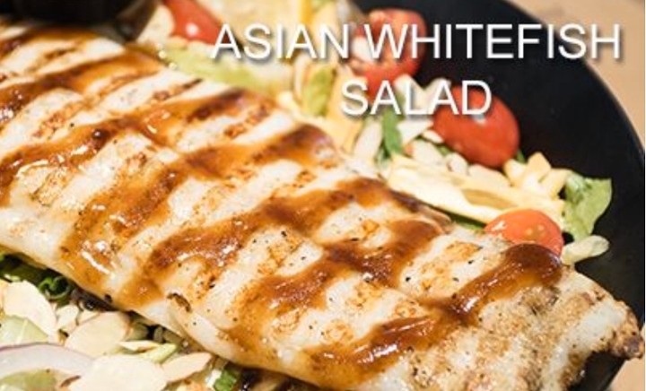 Asian Grilled Whitefish Salad