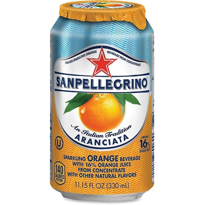 San Pellegrino Can (Orange)