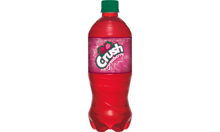 Crush Strawberry Soda - 20oz Bottle