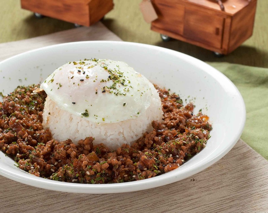 R12.Minced Pork & Egg w/ Rice 原味肉碎飯