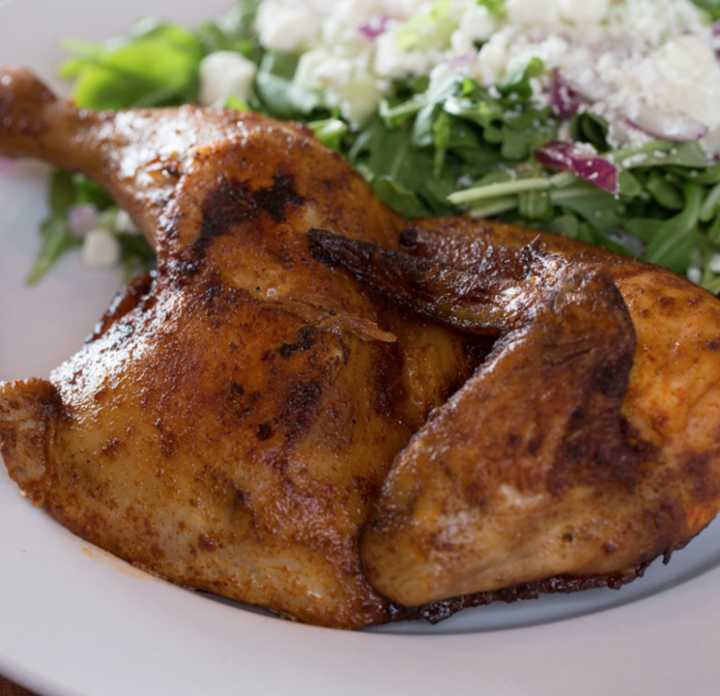 L.C Crispy Roasted Half Chicken