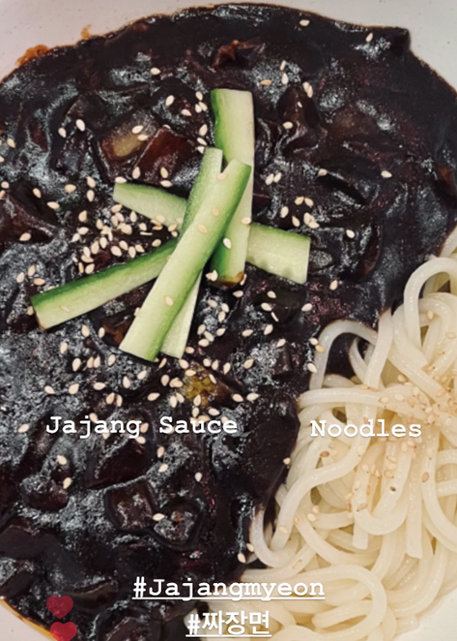 Jajangmyeon (Black Bean Noodle)