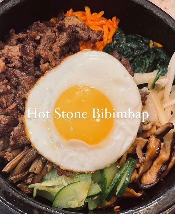 Hot Stone Bibimbap (Stone Pot)