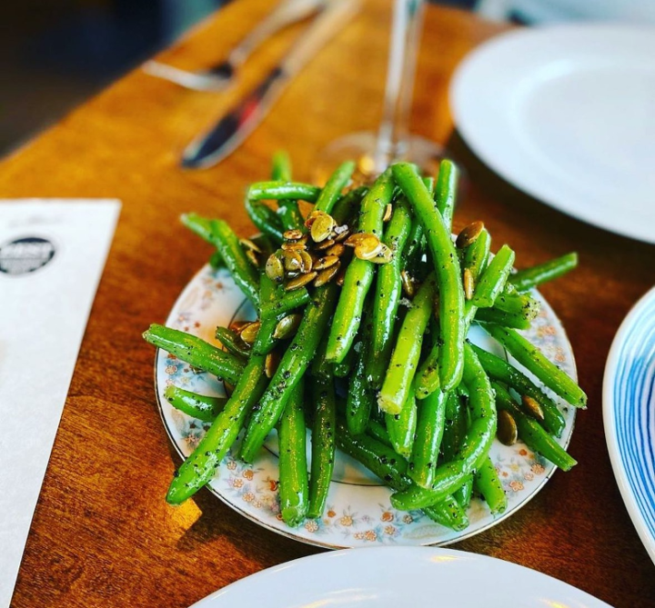 Chilled Truffle Green Beans