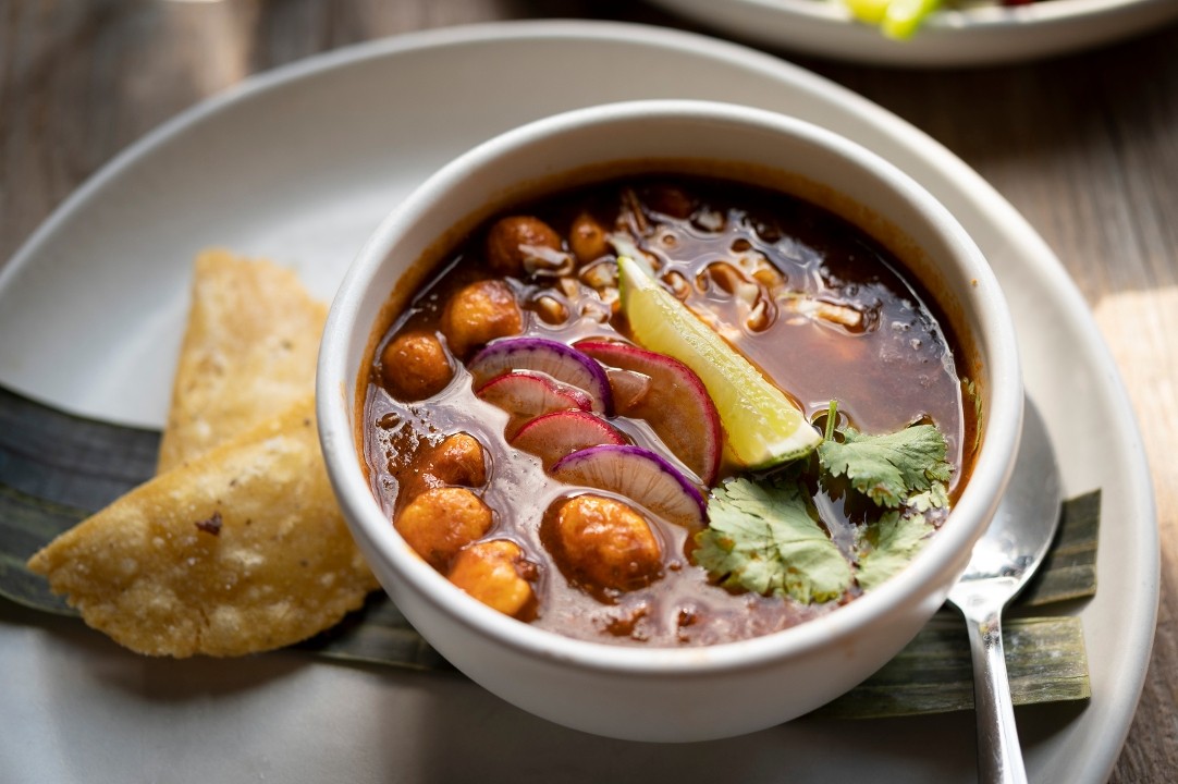 Bowl of Pozole Rojo