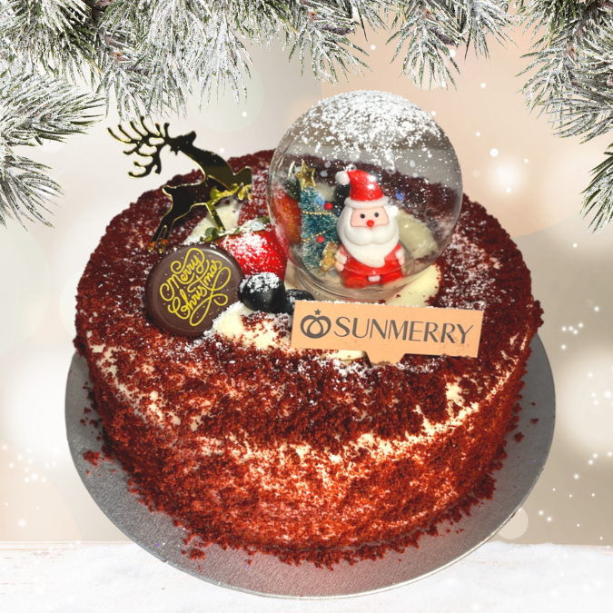 8” Enchanted Red Velvet Cheese Cake
