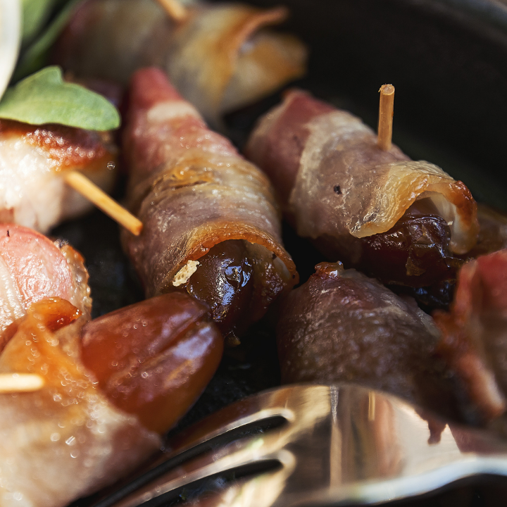 BACON WRAPPED DATES*