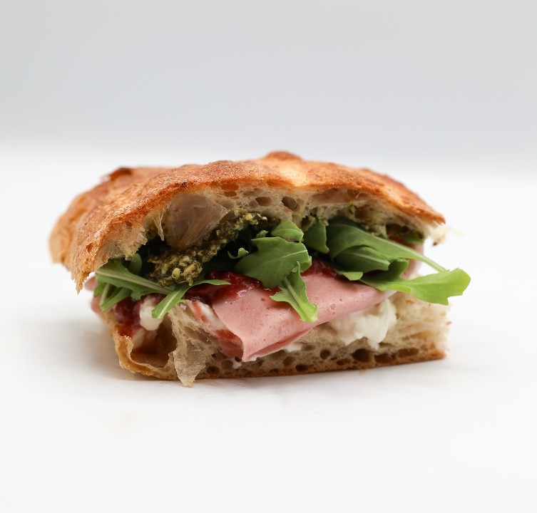Mortadella Pesto Big Sandwich