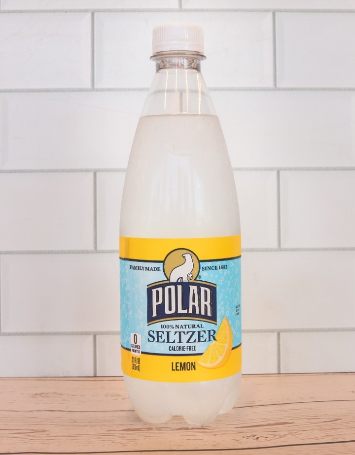Polar Seltzer Lemon 20oz
