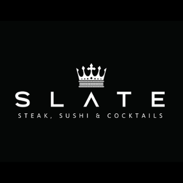 SLATE Steak, Sushi and Cocktails logo