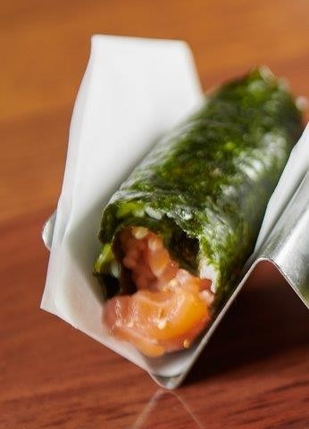 Salmon Sushi Hand Roll