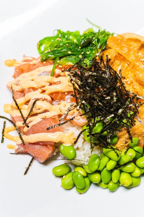 Spicy Salmon Poke Bowl