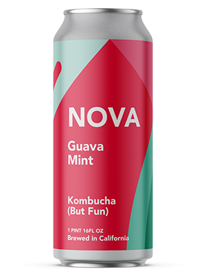 Nova Kombucha Guava Mint