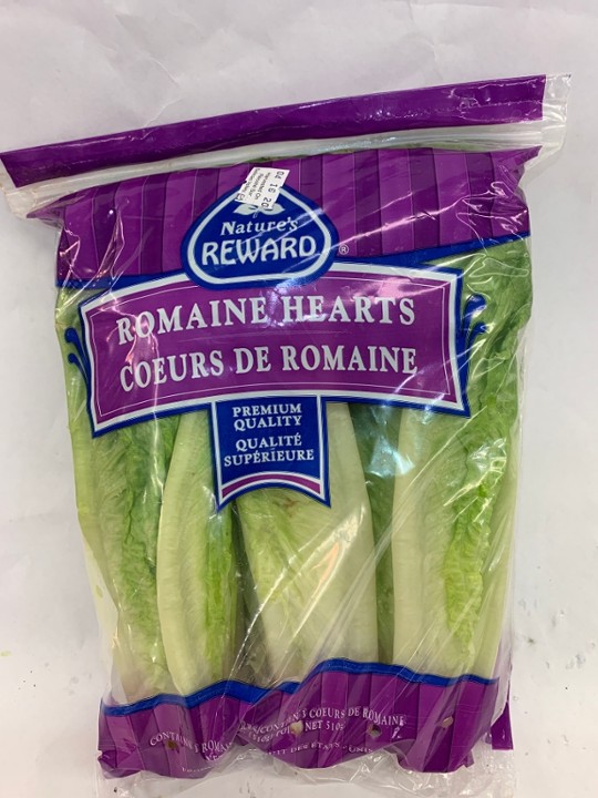 Romaine Lettuce Hearts (3 per bag)