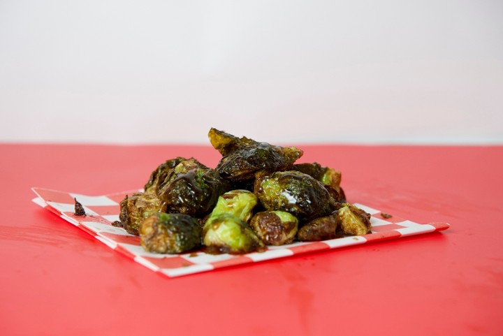 Brussel Sprouts with Balsalmic Honey Glaze