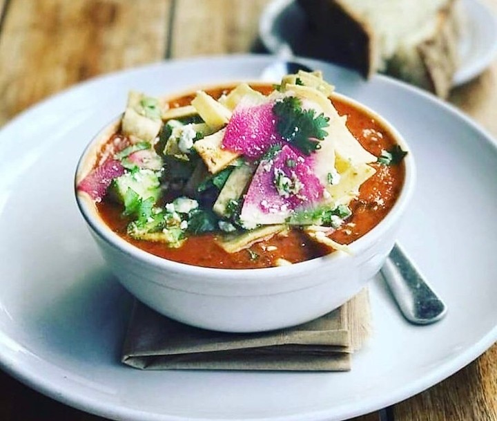Rotisserie Chicken and Tortilla Soup