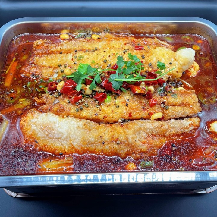 75. Numbing Spicy BBQ Fish Fillet家宴麻辣烤鱼
