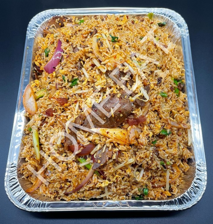 364. Large Spicy Beef & Sausage Fried Rice 蜀湘大炒饭(大)