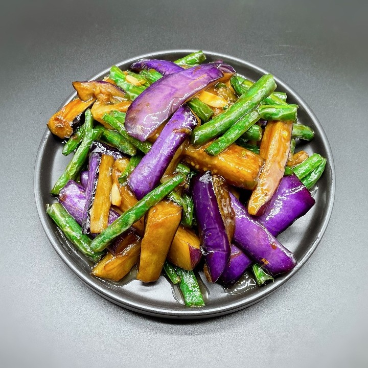 102. String Beans & Eggplant with Soy Sauce 豆角焖茄子