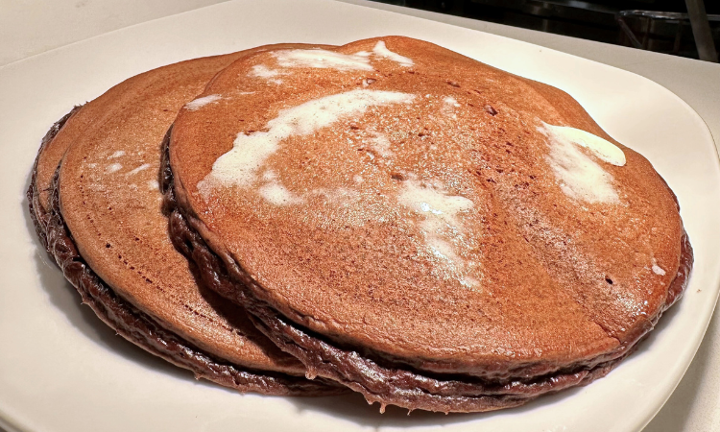 Chocolate + Cream Pancakes