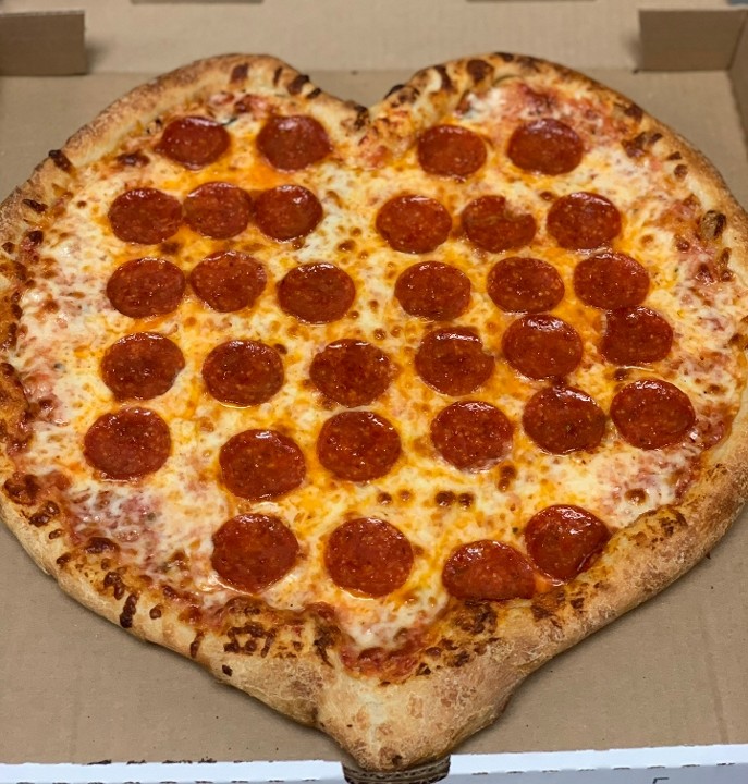 Heart Shaped Large Pizza