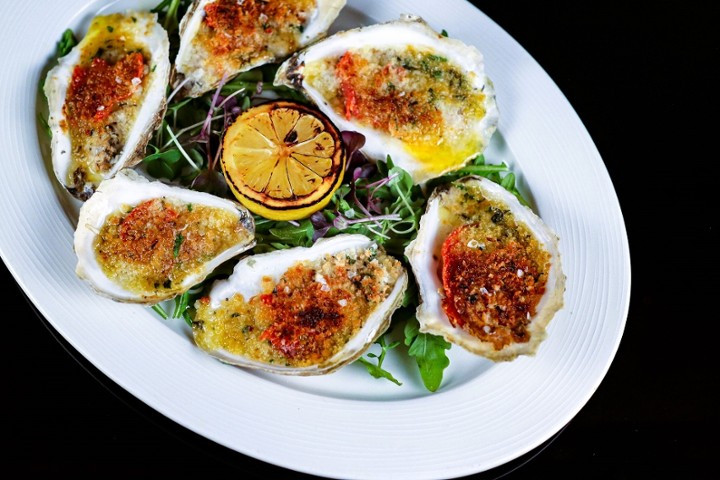 Wood Roasted Great White Oysters