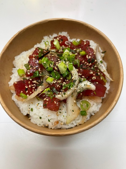 Oyster Sauce Ahi Poke Bowl (Oyster Sauce, Sweet and Green Onions)