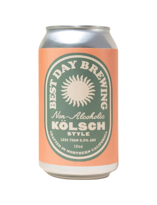 Kolsch Best Day Beer Non-Alcoholic 12 oz can