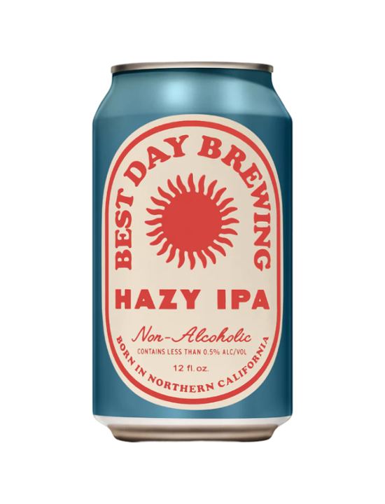 Hazy IPA Best Day Beer Non-Alcoholic 12oz can