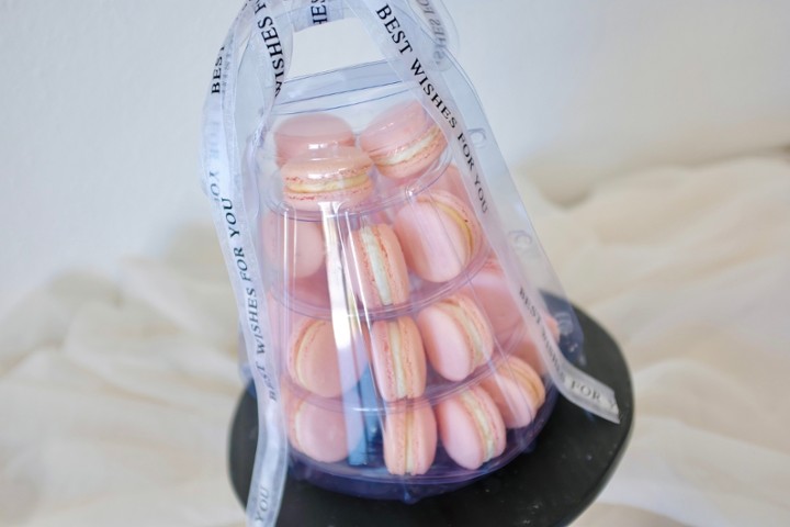 Round Macaron Tower 4 Tiers (without Macarons
