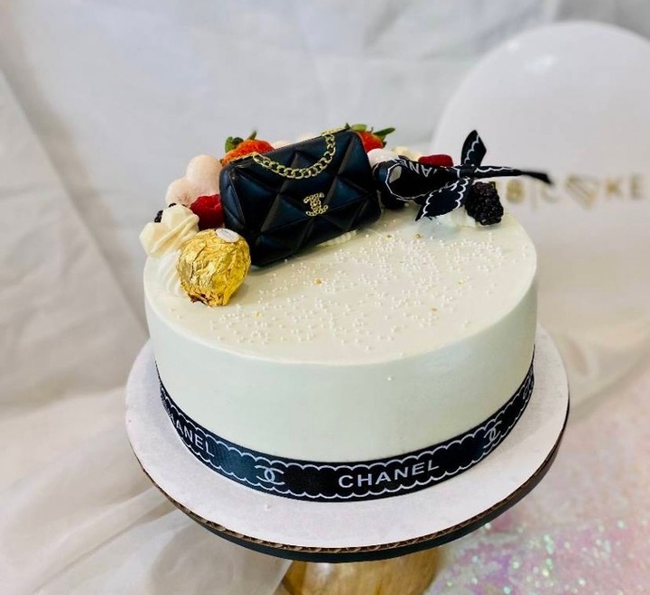 Black Chanel Bag Cake