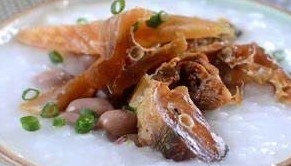 A6 柴魚花生粥 Dried Stock Fish with Peanuts Porridge