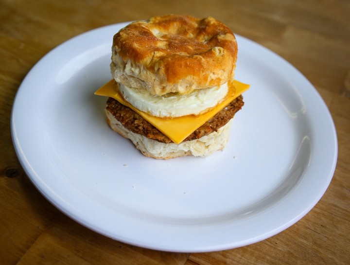 Meat,Egg and Cheese Breakfast Sandwich