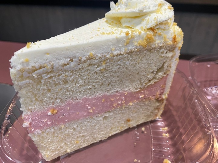 White Raspberry Truffle Cake