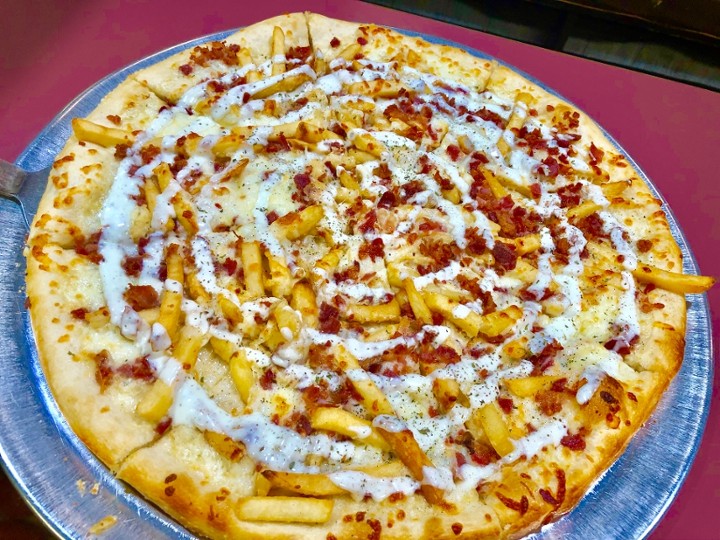 Medium Loaded Bacon & Ranch Fries Pizza