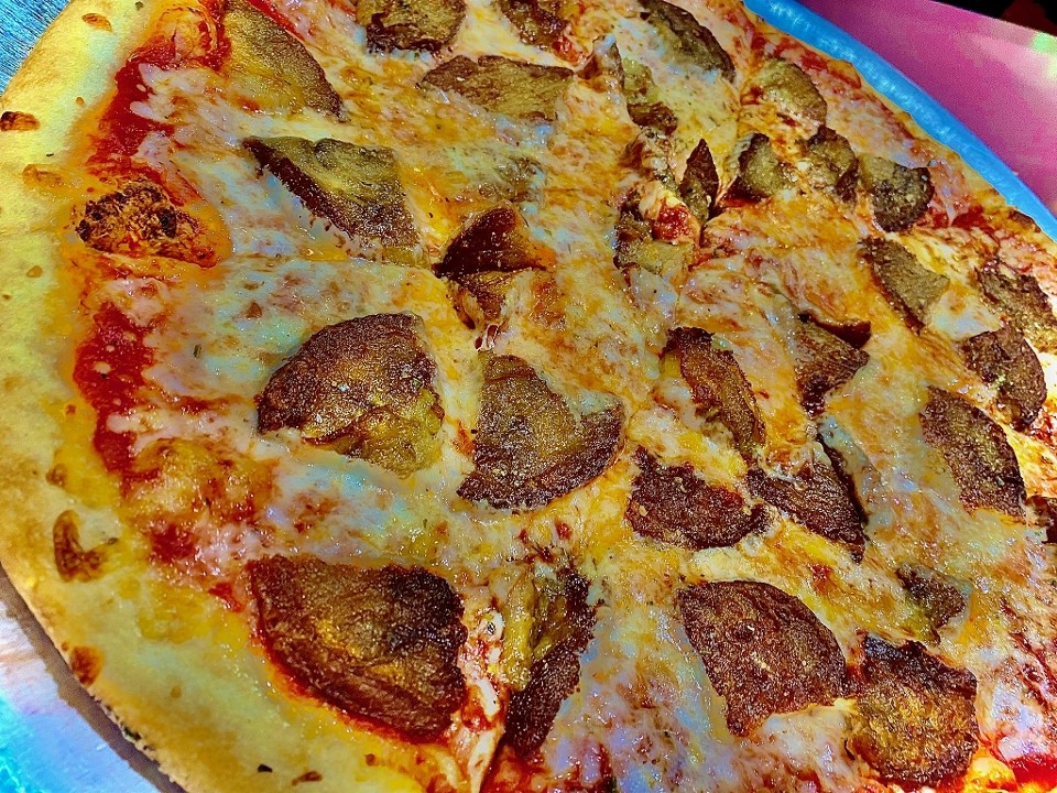 Large Eggplant Parm Pizza