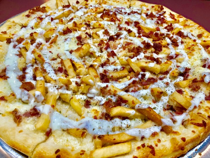 Large Loaded Bacon & Ranch Fries Pizza
