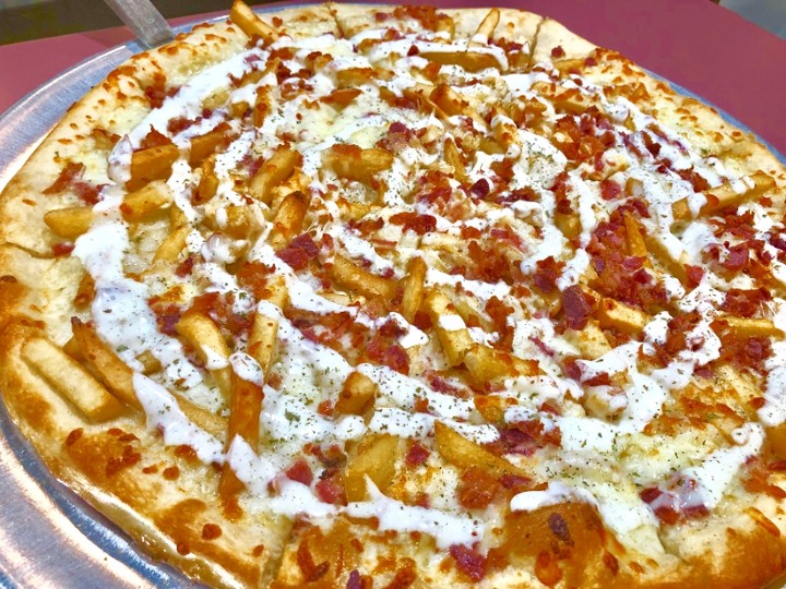 XL Loaded Bacon & Ranch Fries Pizza